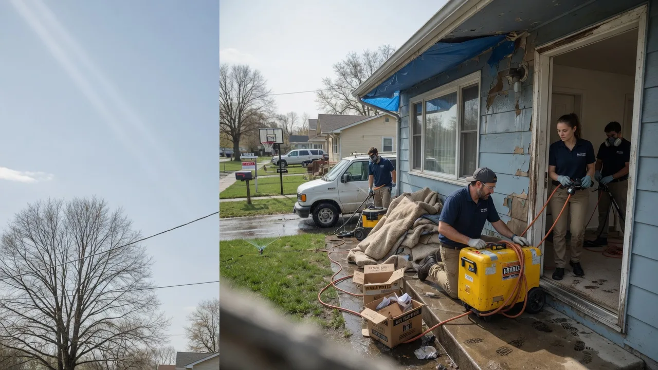 Basement Flood Cleanup in Sun City, KS near me
